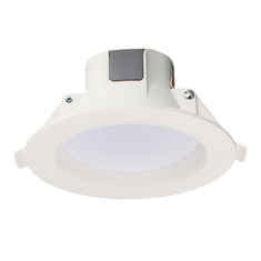 LÁMPARA DE TECHO EMPOTRABLE LED REDONDA 4" 5 W BLANCA MATE