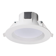 LÁMPARA DE TECHO EMPOTRABLE LED REDONDA 6" 5 W BLANCA