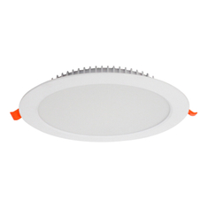 LÁMPARA DE TECHO EMPOTRABLE LED INTEGRADA PARA TECHO REDONDA 10" 24 W BLANCA MATE