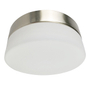 PLAFÓN ILUMINADO SOBREPONER FOCO E27 CIRCULAR 60 W PLATA PARA INTERIOR