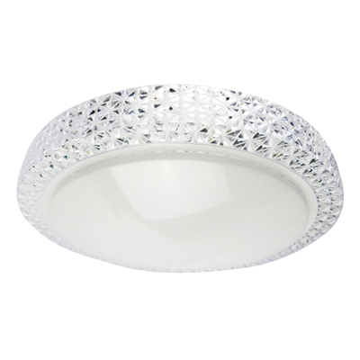 PLAFÓN ILUMINADO LED SOBREPONER CIRCULAR 24 W 127 V BLANCO MATE PARA INTERIOR