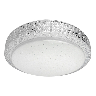 PLAFÓN ILUMINADO LED SOBREPONER CIRCULAR 24 W BLANCO MATE USO INTERIOR