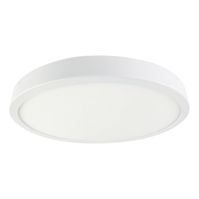 PLAFÓN ILUMINADO LED SOBREPONER CIRCULAR 6 W BLANCO LUZ CÁLIDA PARA INTERIOR