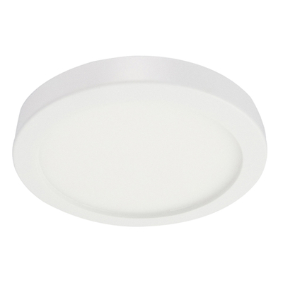 PLAFÓN ILUMINADO LED SOBREPONER CIRCULAR 9 W BLANCO LUZ CÁLIDA INTERIOR