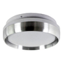 PLAFÓN ILUMINADO LED SOBREPONER CIRCULAR 12 W GRIS LUZ BLANCA INTERIOR