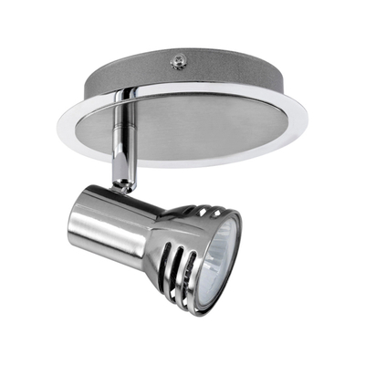 LÁMPARA DE TECHO EMPOTRABLE GU10 CIRCULAR 50 W CROMO PARA INTERIOR