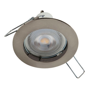 LÁMPARA DE TECHO EMPOTRABLE LED REDONDA 3" 4.5 W SATÍN LUZ CÁLIDA