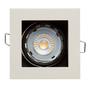 LÁMPARA DE TECHO EMPOTRABLE LED TIPO DOWNLIGHT RECTANGULAR 4.5 W BLANCA MATE