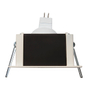 LÁMPARA DE TECHO EMPOTRABLE LED DOWNLIGHT RECTANGULAR 3.5" 4.5 W NEGRA MATE 1