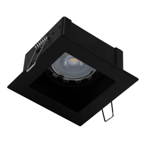 LÁMPARA DE TECHO EMPOTRABLE LED TIPO DOWNLIGHT CUADRADA 4.5 W NEGRA