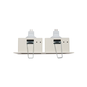 LÁMPARA DE TECHO EMPOTRABLE LED TIPO DOWNLIGHT PARA TECHO RECTANGULAR 6.5" 9 W BLANCA MATE