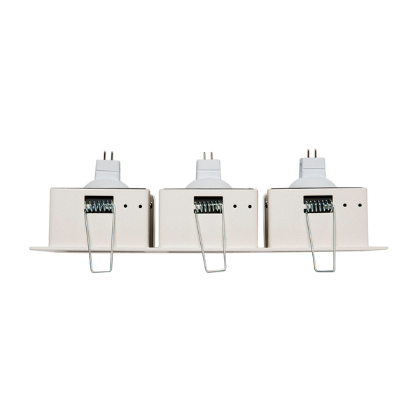 LÁMPARA DE TECHO EMPOTRABLE LED SPOT PARA TECHO RECTANGULAR 9.9" 13.5 W BLANCA MATE