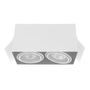 LÁMPARA DE TECHO EMPOTRABLE LED RECTANGULAR 8" 9 W BLANCA MATE