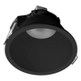 LÁMPARA DE TECHO EMPOTRABLE LED TIPO SPOT PARA TECHO REDONDA 3.7" 4.5 W NEGRA MATE