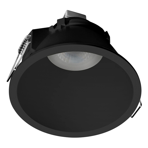 LÁMPARA DE TECHO EMPOTRABLE LED TIPO SPOT PARA INTERIOR REDONDA 4.5 W NEGRA