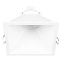 LÁMPARA DE TECHO EMPOTRABLE LED TIPO SPOT PARA TECHO CUADRADA 2.7" 4.5 W BLANCA MATE