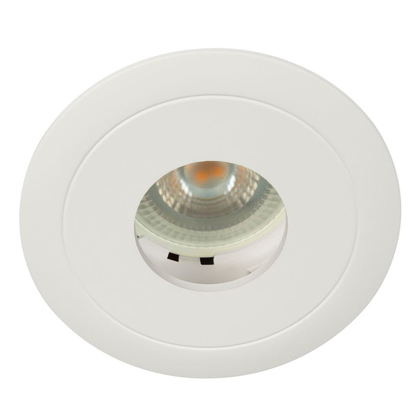 LÁMPARA DE TECHO EMPOTRABLE LED REDONDA 3.5" 4.5 W BLANCO MATE