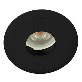 LÁMPARA DE TECHO EMPOTRABLE LED TECHO REDONDA 3.5" 4.5 W NEGRA
