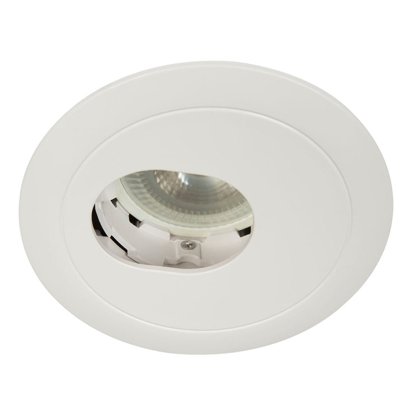LÁMPARA DE TECHO EMPOTRABLE LED REDONDA 3.5" 4.5 W BLANCA MATE
