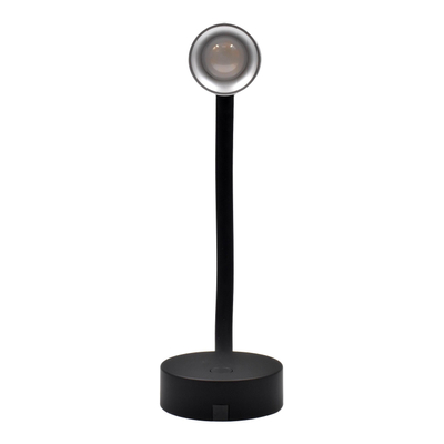 ARBOTANTE DE MURO LED DE CONEXIÓN 3 W 1 FOCO 3000K LUZ CÁLIDA NEGRO MATE