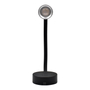ARBOTANTE DE MURO LED DE CONEXIÓN 3 W 1 FOCO 3000K LUZ CÁLIDA NEGRO MATE