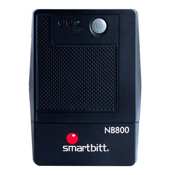 SMARTBITT NOBREAK 800VA/400 WATTS, 6 CONTACTOS, POTECCIÓN DE LINEA TELEFÓNICA RJ11