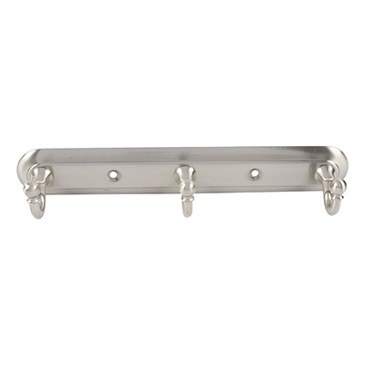PERCHA TRIPLE 10 PULGADAS GRIS MOEN