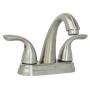 LLAVE PARA LAVABO DUOMANDO NÍQUEL SATINADO A LAVABO CON CARTUCHOS CERÁMICOS CUERPO DE LATÓN Y RESINA