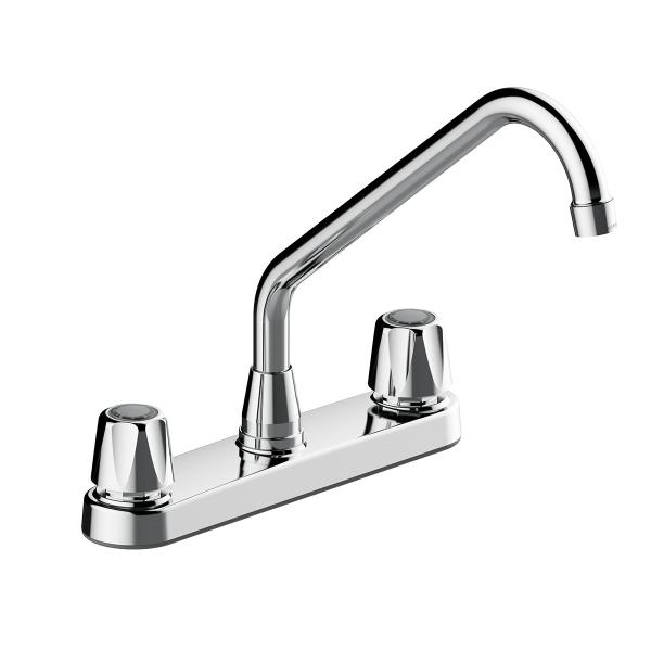 LLAVE MEZCLADORA PARA FREGADERO CROMADA GFD200