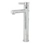 LLAVE PARA LAVABO MONOMANDO CROMO A LAVABO CUELLO ALTO 1/4 DE VUELTA