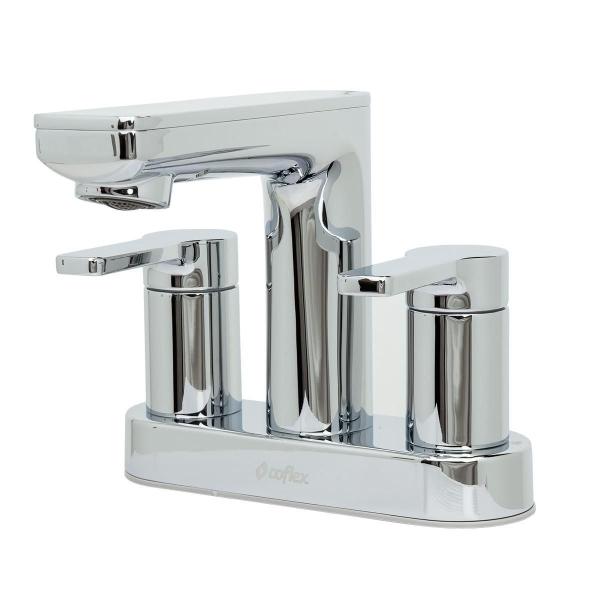 LLAVE PARA LAVABO DUOMANDO CROMO CLASICO/TRADICIONAL FLUJO MAXIMO DE 5.7 L/MIN