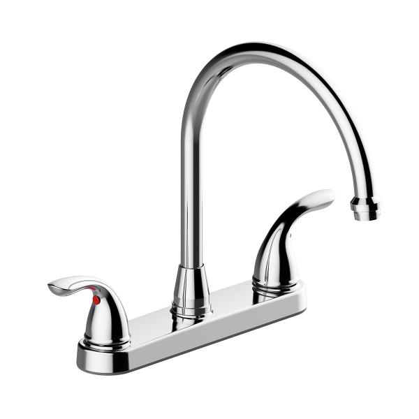 LLAVE MEZCLADORA PARA FREGADERO CROMADA GFD300
