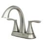LLAVE PARA LAVABO DUOMANDO NÍQUEL SATINADO A LAVABO CON CARTUCHOS CERÁMICOS