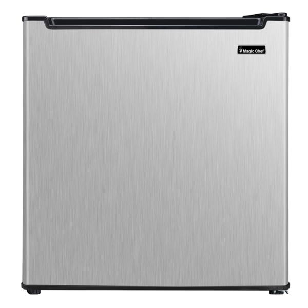 FRIGOBAR 1.7 PIES 1 PUERTA TEMPERATURA AJUSTABLE ACERO INOX