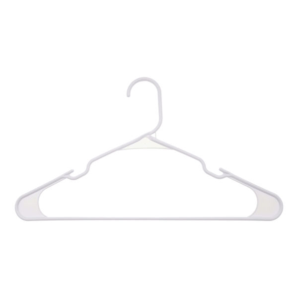 GANCHOS PARA ROPA BLANCO 50 PIEZAS