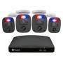 SISTEMA DE SEGURIDAD EXTERIOR SWANN 1080P 8 CANALES 4 CÁMARAS AUDIO BIDIRECCIONAL Y ANALÍTICOS SMART