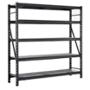 ESTANTE ACERO 5 NIVELES 4082 KG DE CARGA 229 X 61 X 229 CM AJUSTABLE USO RUDO
