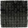 PANEL DE LENTEJUELAS 30X30 CM PARA DECORACIÓN NEGRO 4D