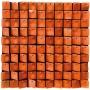 PANEL DE LENTEJUELAS 30X30 CM PARA DECORACIÓN NARANJA NEON