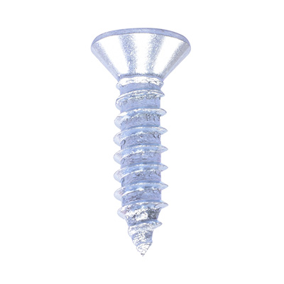 10 TORNILLOS PARA METAL 3/4PULGADA PLATA