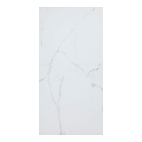PISO PORCELANATO CARRARA ALPES 60 X 120 CM BLANCO TIPO MÁRMOL CAJA CON 2.16 M2