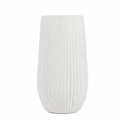 BASE MARA BLANCO MATE 15.5 X 15.5 X 28 CM