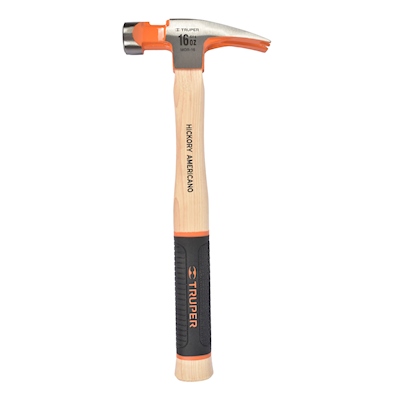 MARTILLO DE UÑA RECTA 16 OZ ACERO