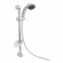 REGADERA DE TELÉFONO CON BARRA MURAL CROMO ERGONÓMICA AJUSTABLE