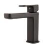 MONOMANDO CORTO PARA LAVABO NEGRO