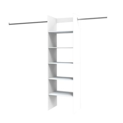CLOSET CON ENTREPAÑOS COLOR BLANCO