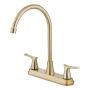 LLAVE PARA FREGADERO DUOMANDO DORADO MANERAL TIPO PALANCA 8" CONTROL PRECISO