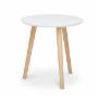 MESA LATERAL AUXILIAR ANA MDF 32 X 32 X 35 CM BLANCO