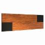CABECERA QUEEN PALMA DE MADERA DE INGENIERÍA TZALAM Y NEGRO MODERNA FLOTANTE RECÁMARA