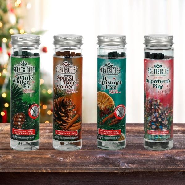 AROMATIZANTE NAVIDEÑO MULTIAROMA VARITAS 6 PIEZAS
